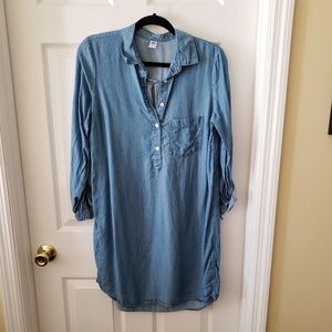 Chambray Shirt Dress